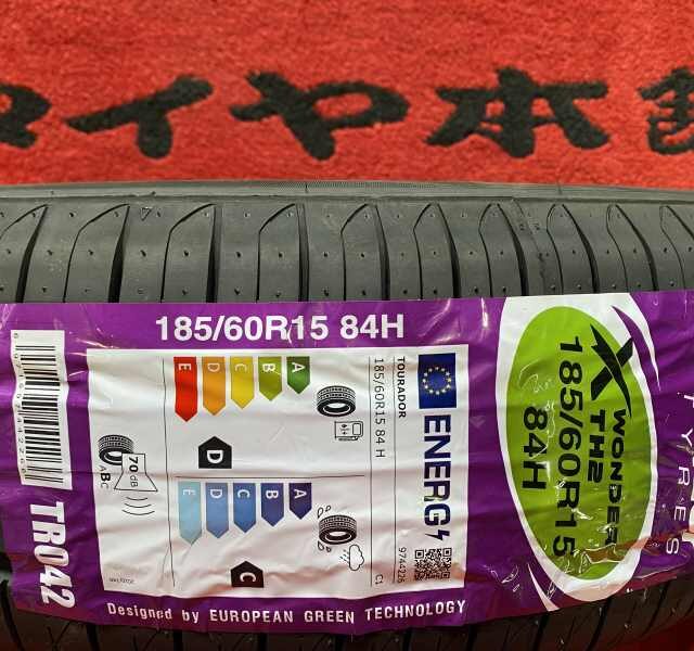 ＴＯＵＲＡＤＯＲ　ＴＩＲＥ　トゥラドタイヤ　Ｘ　ＷＯＮＤＥＲ　ＴＨ２　１８５/６０R１５　中国製