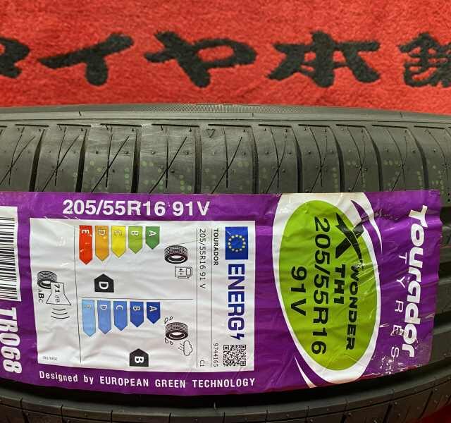 ＴＯＵＲＡＤＯＲ　ＴＩＲＥ　トゥラドタイヤ　Ｘ　ＷＯＮＤＥＲ　ＴＨ１　２０５/５５R１６　中国製