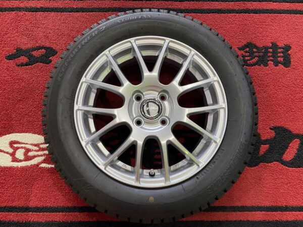 スタッドレスセット　ブリヂストン　ＴＯＰＲＵＮ　Ｍ７　カラー：シルバー